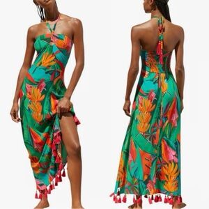 FARM Rio Vibrant Floral Maxi Dress